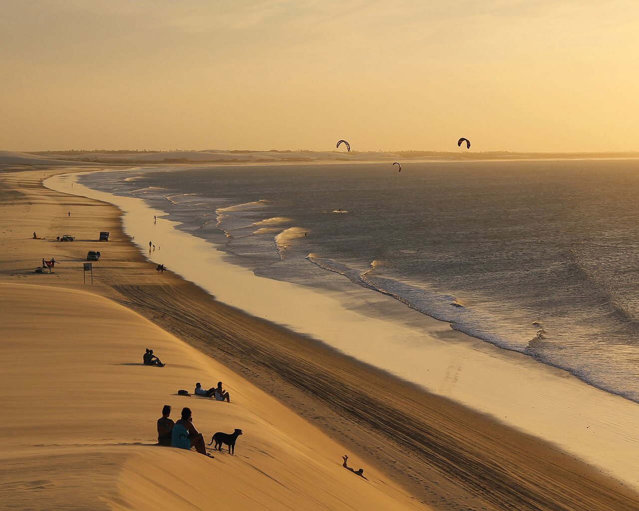 Voyages au Bresil, coucher de soleil